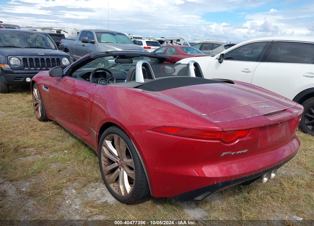 2015 JAGUAR F-TYPE S VIN: SAJWA6FU7F8K21403