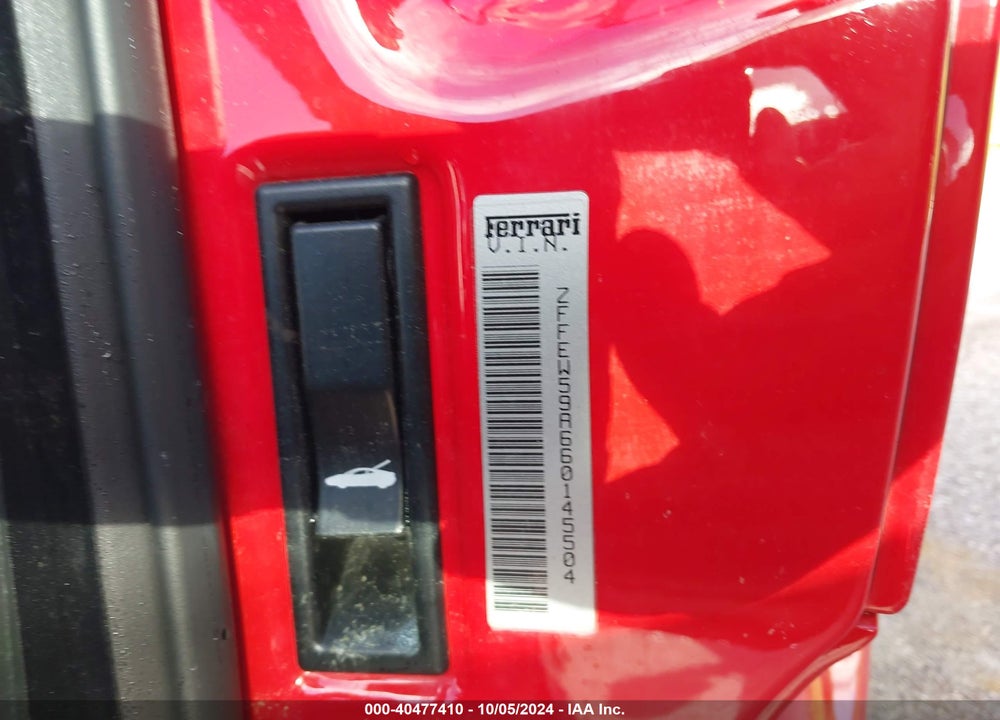 2006 FERRARI F430 SPIDER VIN: ZFFEW59A660145504