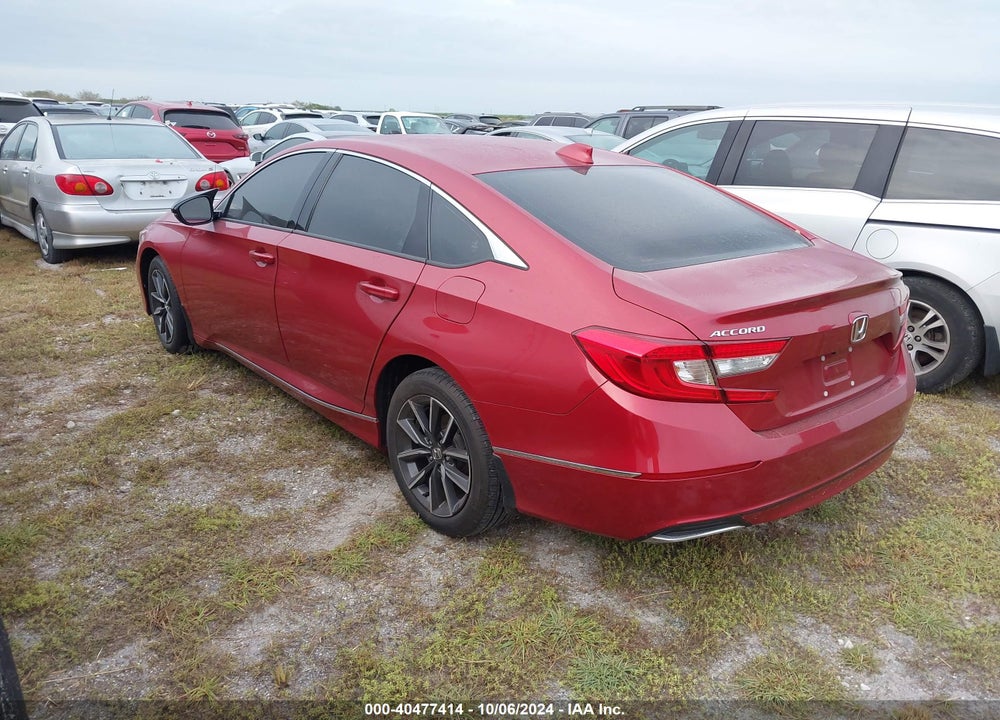 2021 HONDA ACCORD EX-L VIN: 1HGCV1F55MA115413