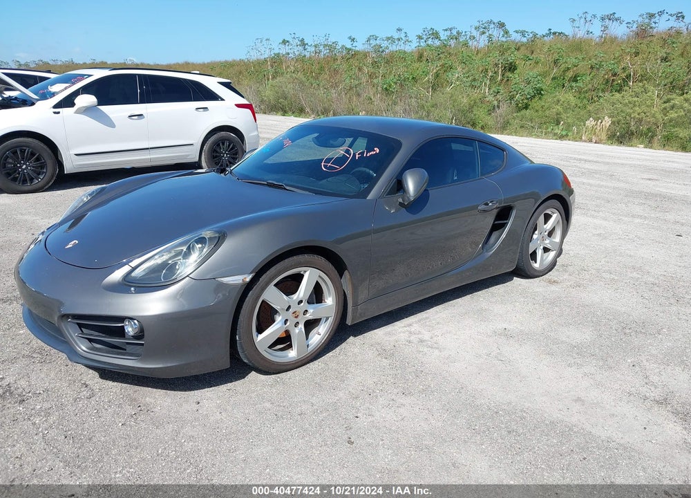 2014 PORSCHE CAYMAN VIN: WP0AA2A82EK173046