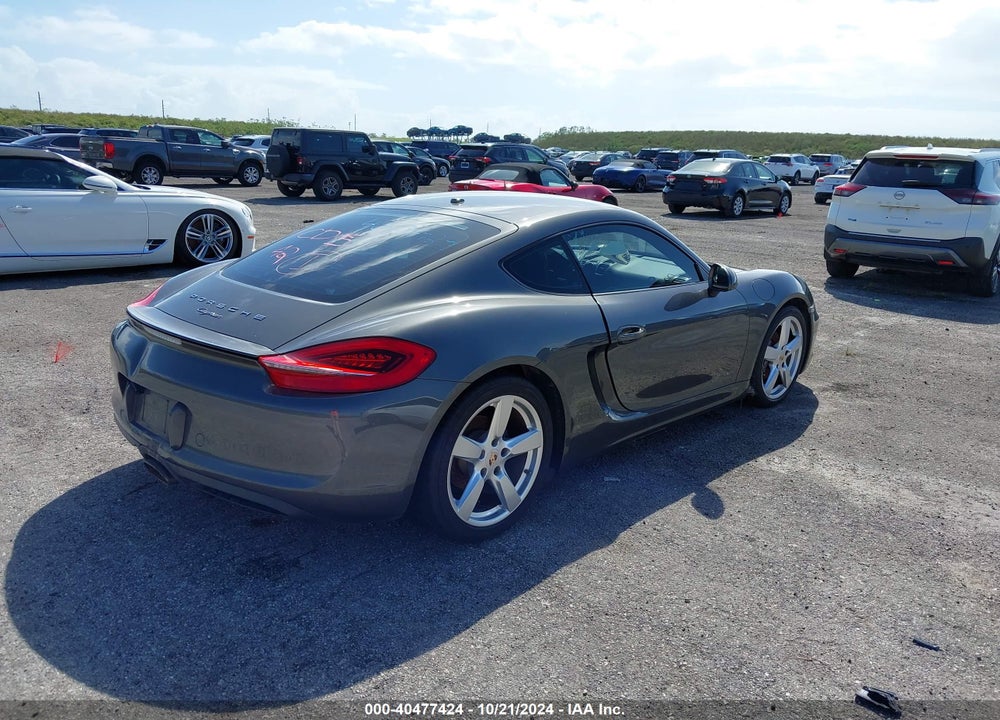 2014 PORSCHE CAYMAN VIN: WP0AA2A82EK173046