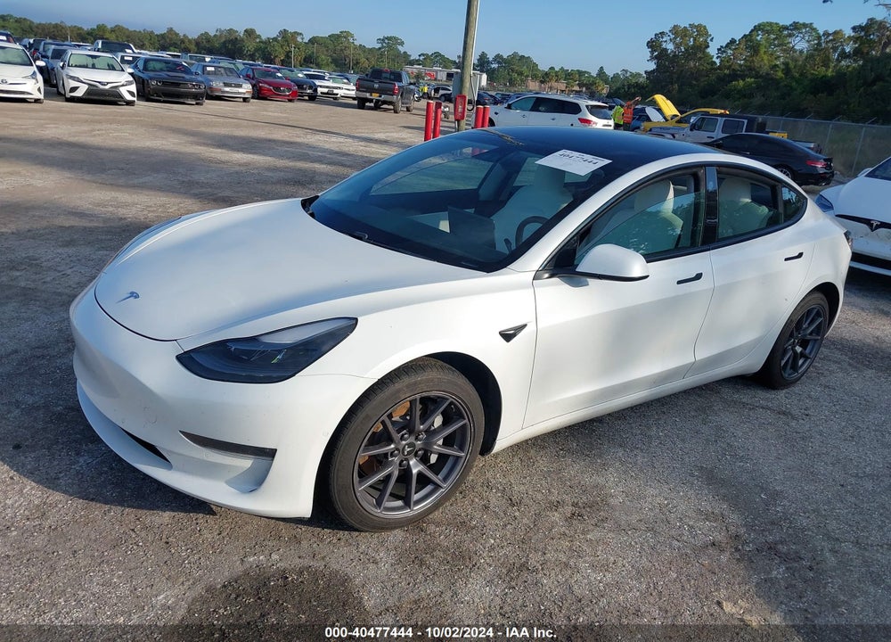 2021 TESLA MODEL 3 LONG RANGE DUAL MOTOR ALL-WHEEL DRIVE VIN: 5YJ3E1EB3MF925099
