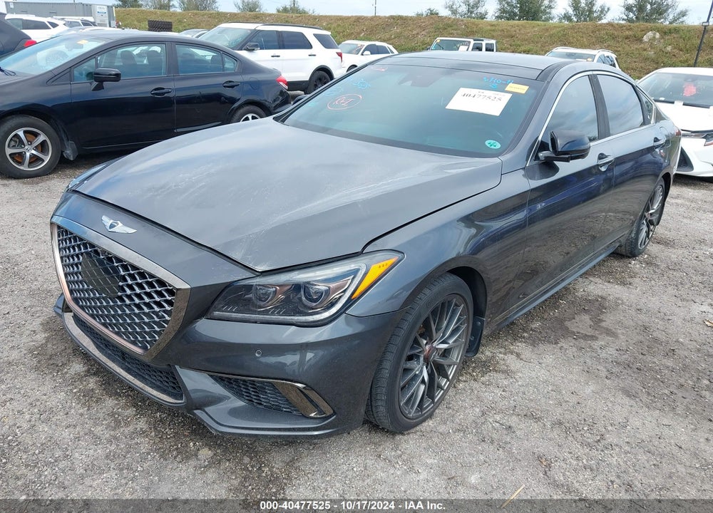 2018 GENESIS G80 3.3T SPORT VIN: KMHGN4JB0JU222776