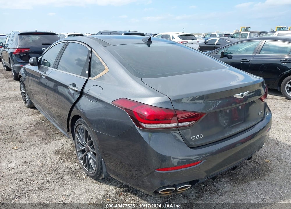 2018 GENESIS G80 3.3T SPORT VIN: KMHGN4JB0JU222776