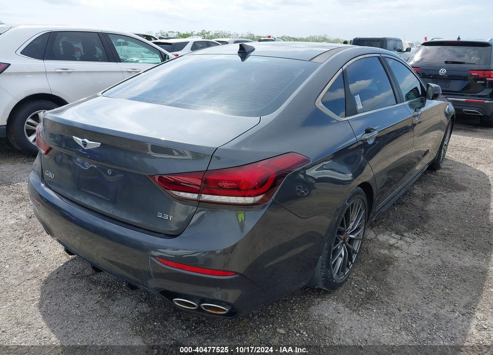 2018 GENESIS G80 3.3T SPORT VIN: KMHGN4JB0JU222776