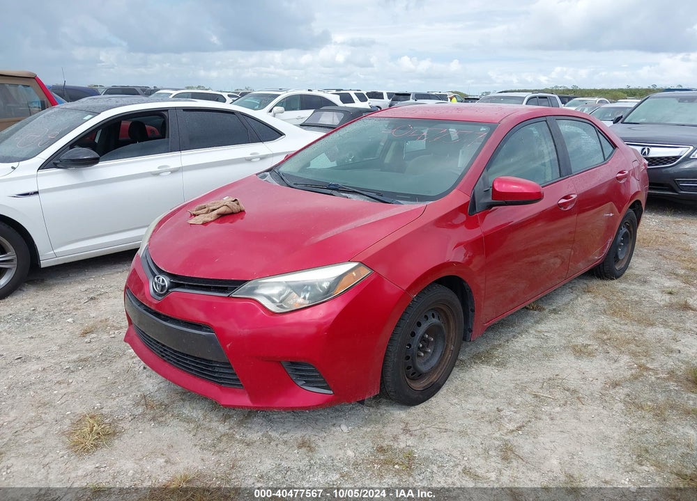 2016 TOYOTA COROLLA LE VIN: 2T1BURHE7GC597942