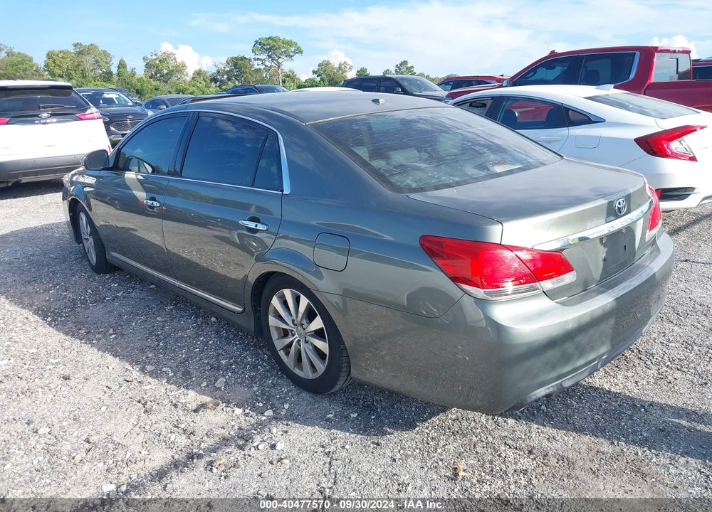 2011 TOYOTA AVALON LIMITED VIN: 4T1BK3DB2BU408765