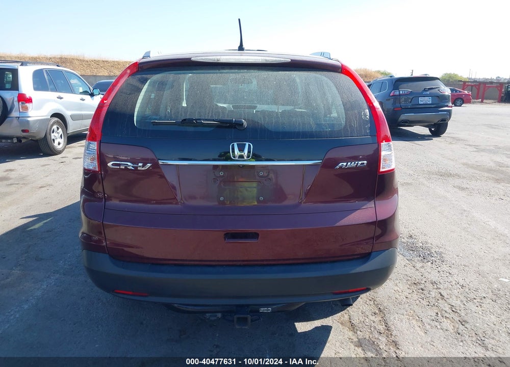 2012 HONDA CR-V LX VIN: 5J6RM4H39CL033478