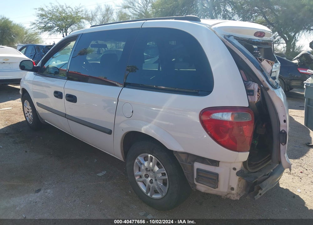 2005 DODGE CARAVAN SE VIN: 1D4GP25R85B395041