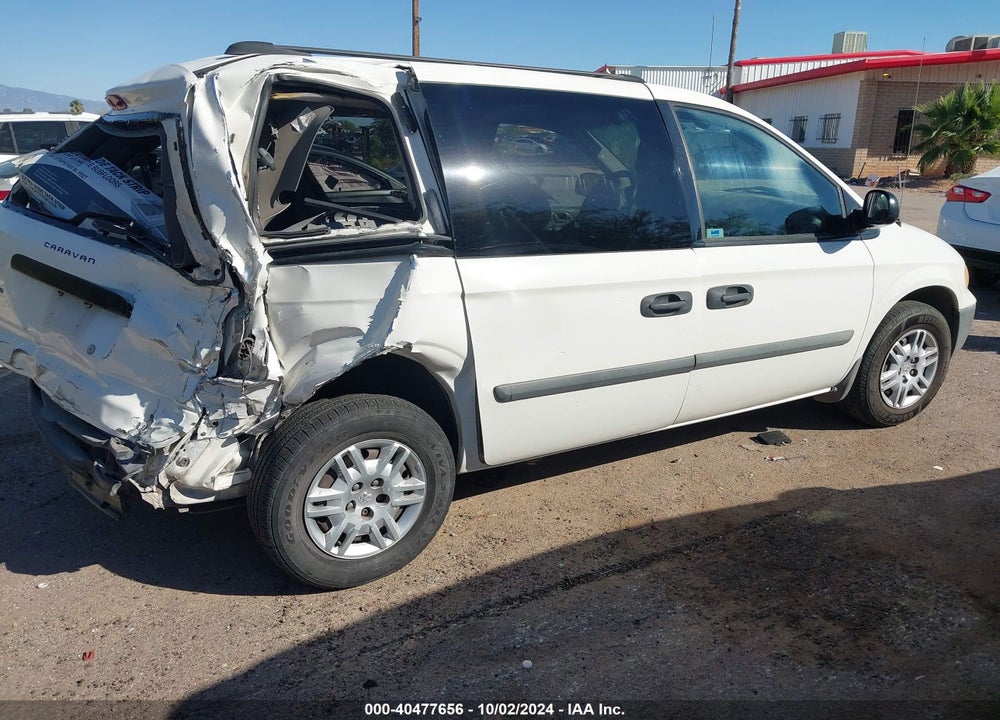 2005 DODGE CARAVAN SE VIN: 1D4GP25R85B395041