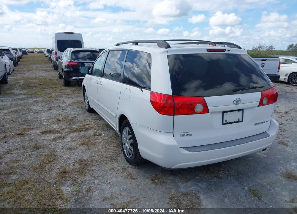 2007 TOYOTA SIENNA LE VIN: 5TDZK23CX7S080417