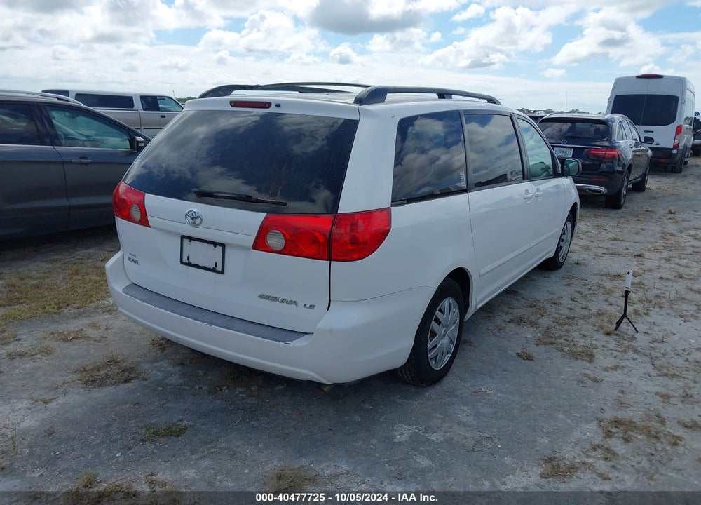 2007 TOYOTA SIENNA LE VIN: 5TDZK23CX7S080417