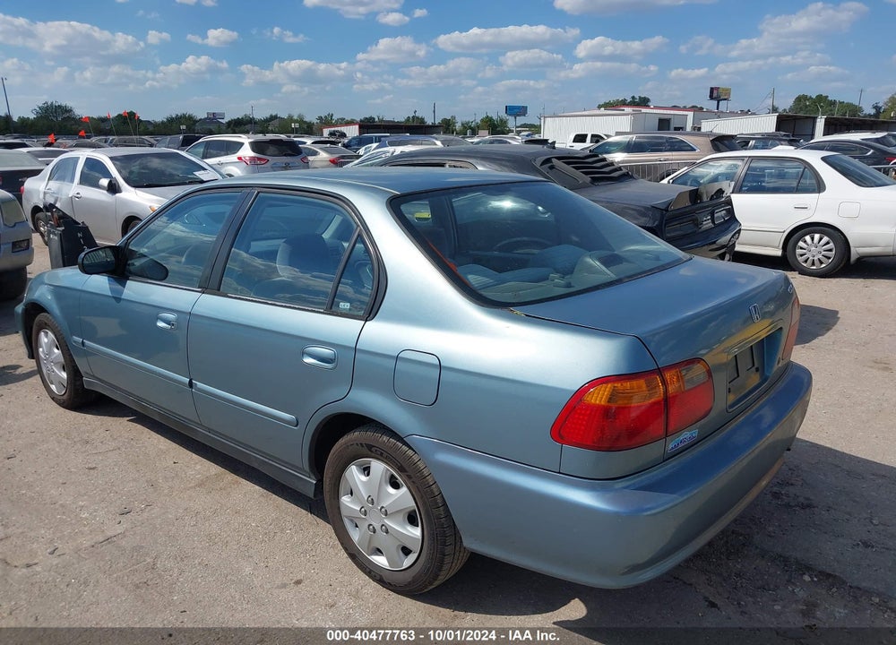 2000 HONDA CIVIC VALUE PACKAGE VIN: 2HGEJ6615YH555265
