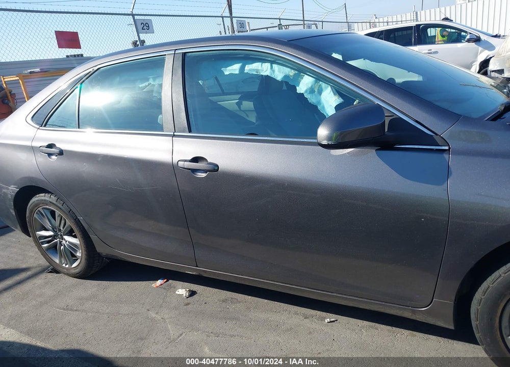 2016 TOYOTA CAMRY SE VIN: 4T1BF1FK3GU596483