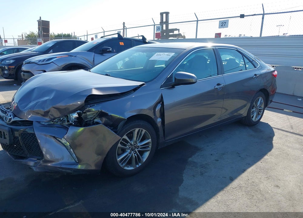 2016 TOYOTA CAMRY SE VIN: 4T1BF1FK3GU596483