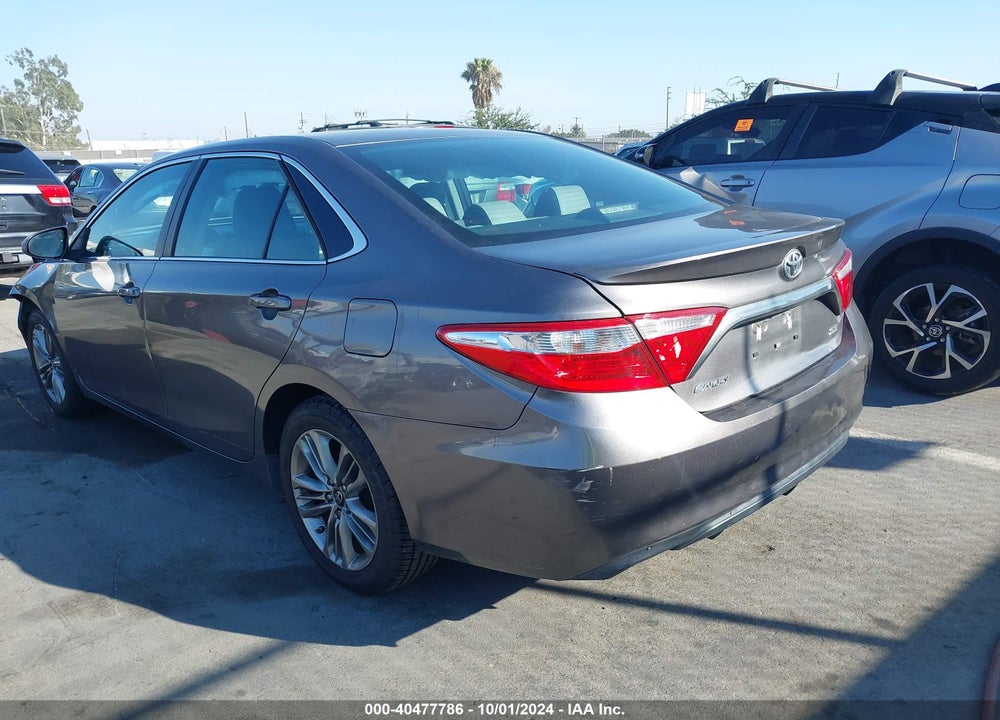 2016 TOYOTA CAMRY SE VIN: 4T1BF1FK3GU596483
