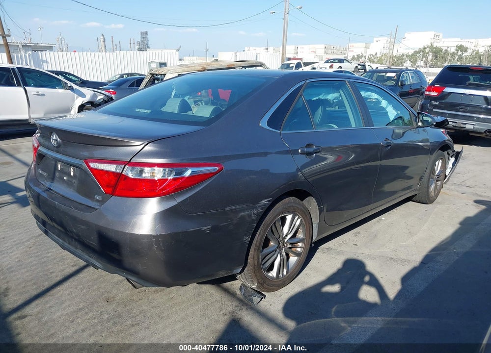 2016 TOYOTA CAMRY SE VIN: 4T1BF1FK3GU596483