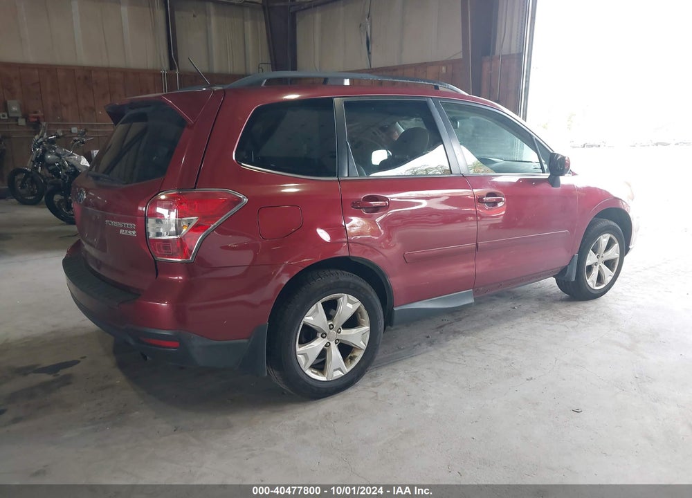 2015 SUBARU FORESTER 2.5I LIMITED VIN: JF2SJAKC6FH493648