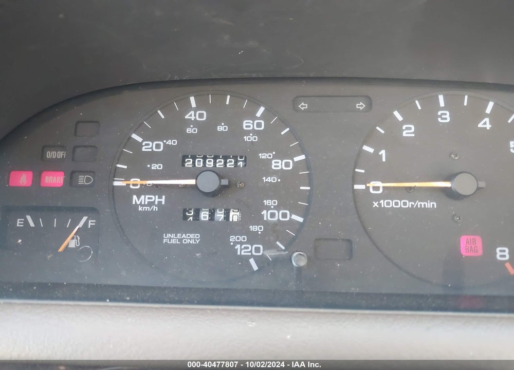 1997 NISSAN ALTIMA GLE/GXE/SE/XE VIN: 1N4BU31D6VC199776