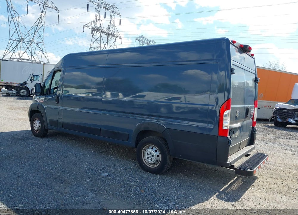 2019 RAM PROMASTER 3500 CARGO VAN HIGH ROOF 159 WB EXT VIN: 3C6URVJGXKE548640