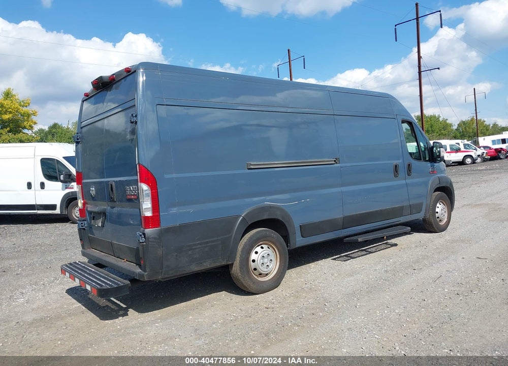 2019 RAM PROMASTER 3500 CARGO VAN HIGH ROOF 159 WB EXT VIN: 3C6URVJGXKE548640