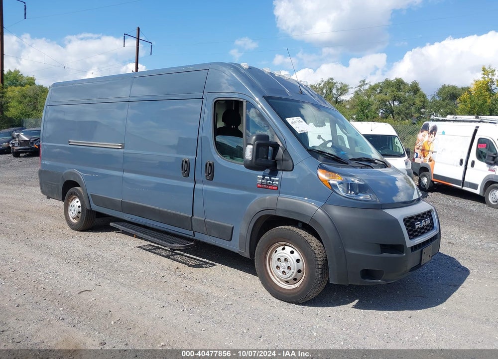 2019 RAM PROMASTER 3500 CARGO VAN HIGH ROOF 159 WB EXT VIN: 3C6URVJGXKE548640