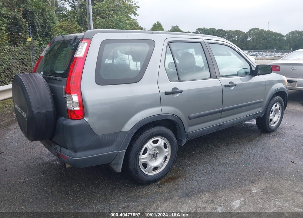 2006 HONDA CR-V LX VIN: SHSRD78566U442191