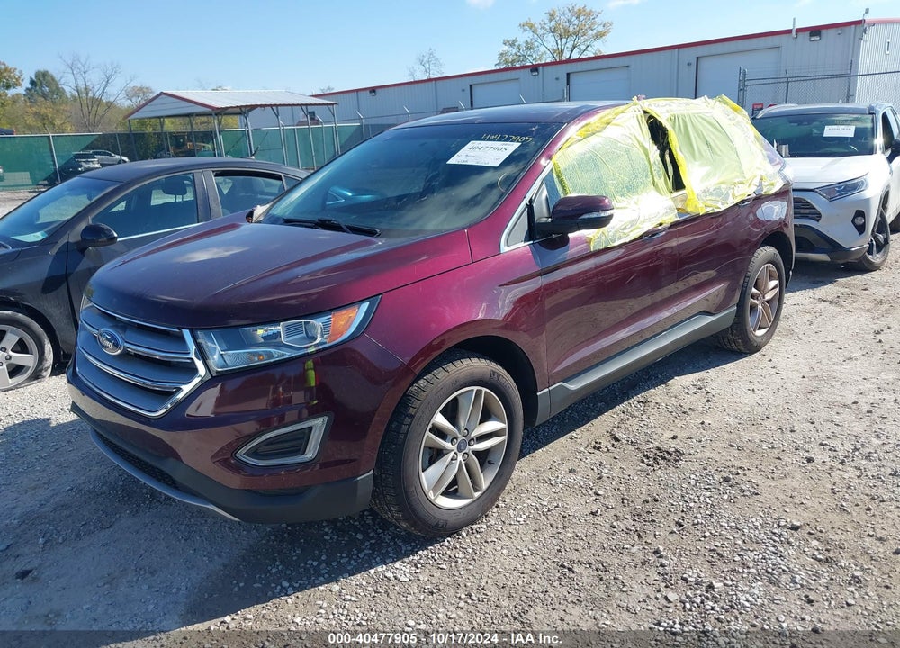 2017 FORD EDGE SEL VIN: 2FMPK4J96HBC17622