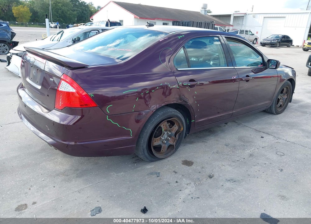 2011 FORD FUSION SE VIN: 3FAHP0HA9BR284202