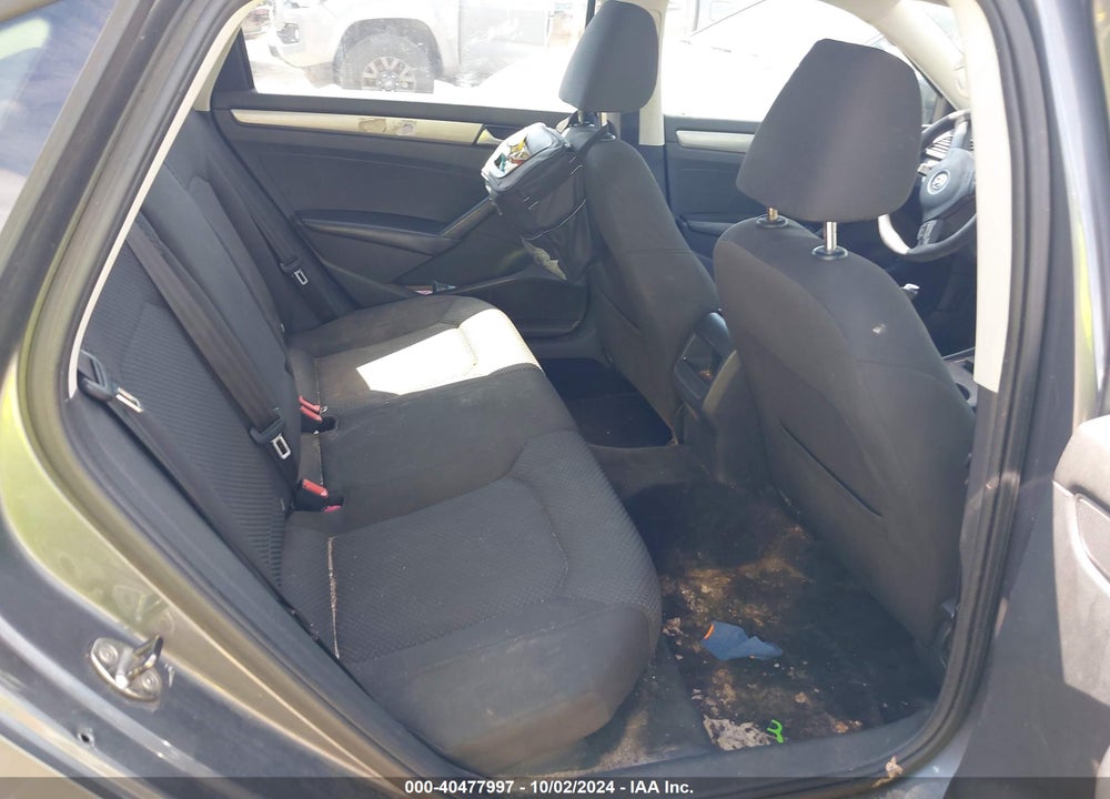 2012 VOLKSWAGEN PASSAT 2.5L S VIN: 1VWAP7A3XCC107753