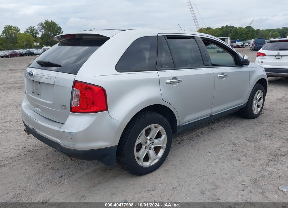 2011 FORD EDGE SEL VIN: 2FMDK4JC6BBB49764