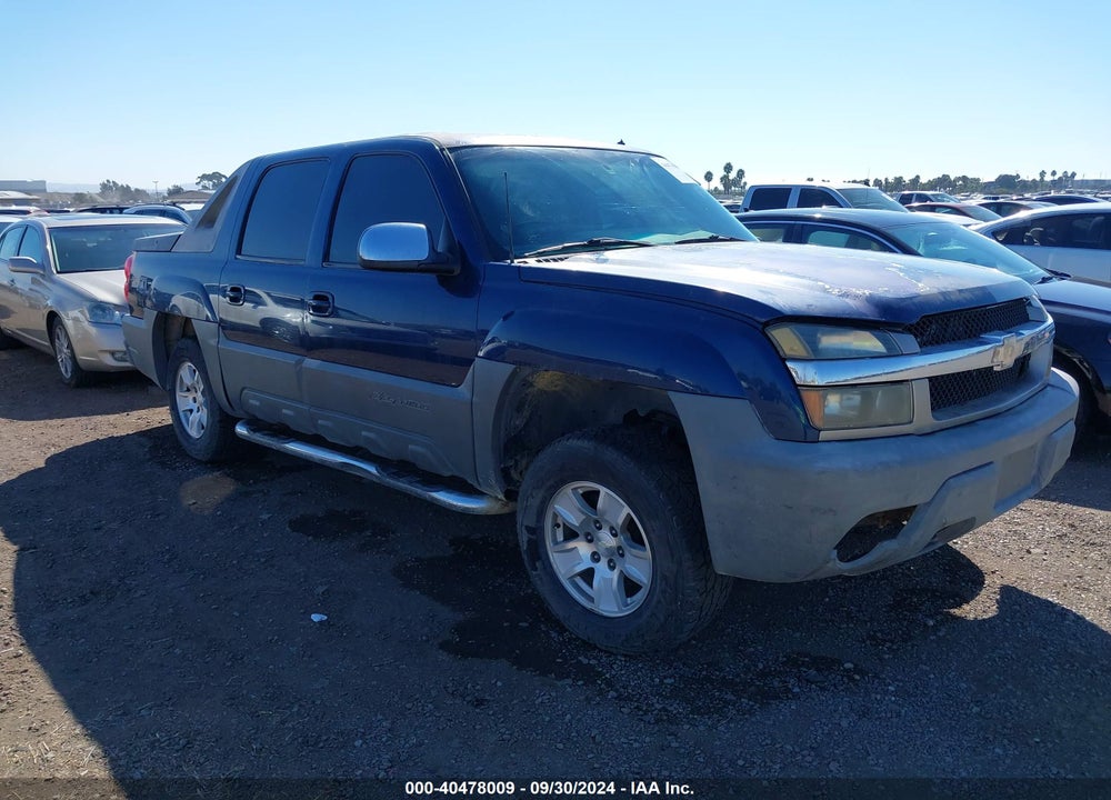 2002 CHEVROLET AVALANCHE 1500 VIN: 3GNEK13T62G121438