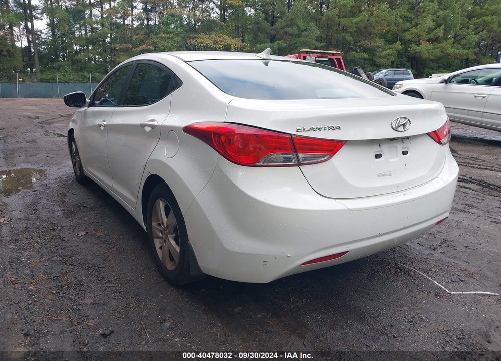 2013 HYUNDAI ELANTRA GLS VIN: 5NPDH4AE6DH432953