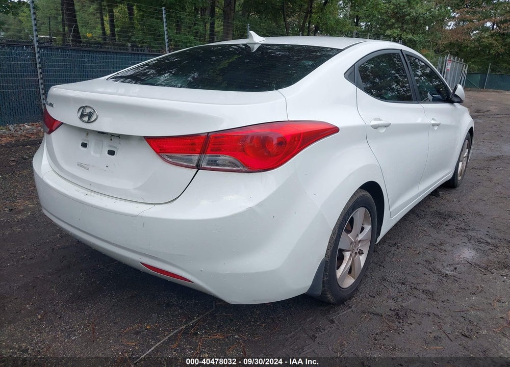 2013 HYUNDAI ELANTRA GLS VIN: 5NPDH4AE6DH432953