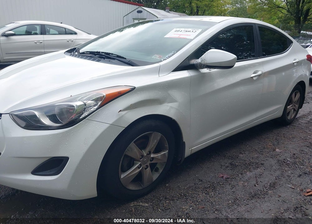 2013 HYUNDAI ELANTRA GLS VIN: 5NPDH4AE6DH432953
