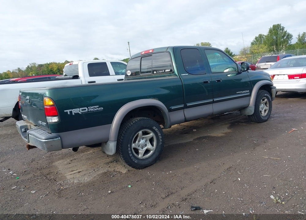 2002 TOYOTA TUNDRA LTD V8 VIN: 5TBBT48102S287675
