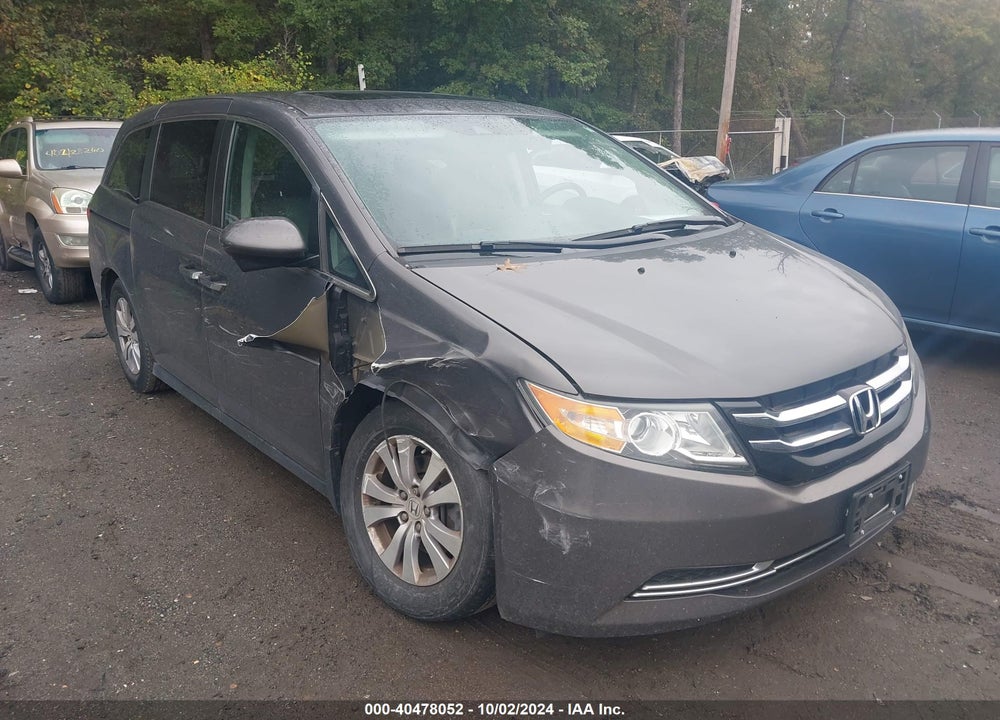 2015 HONDA ODYSSEY EX-L VIN: 5FNRL5H65FB077042