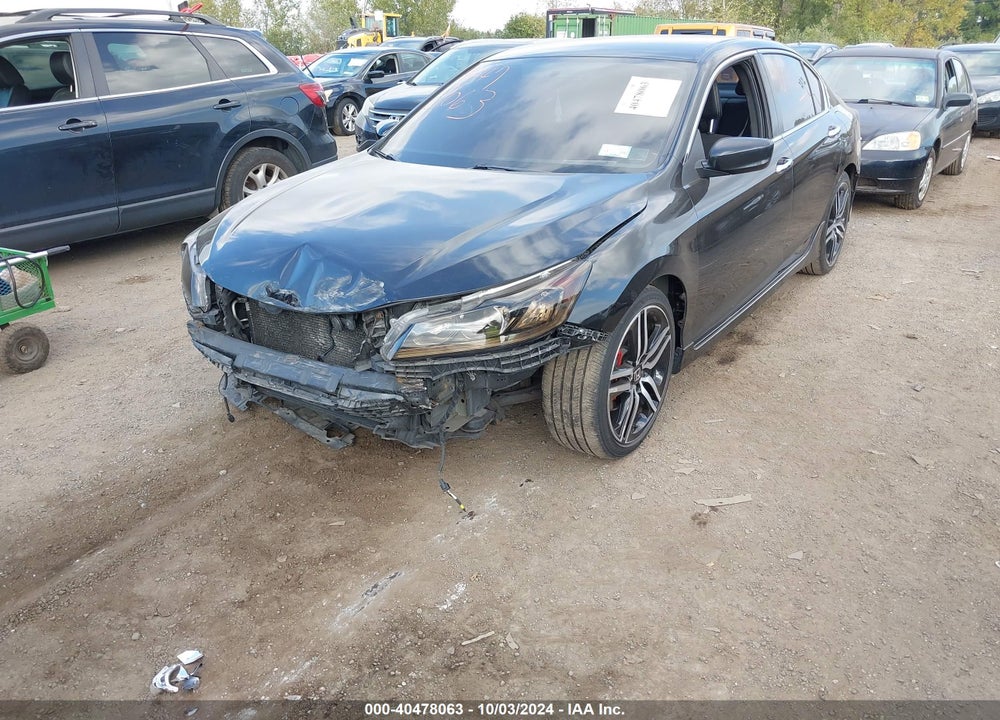 2017 HONDA ACCORD SPORT VIN: 1HGCR2F56HA007155