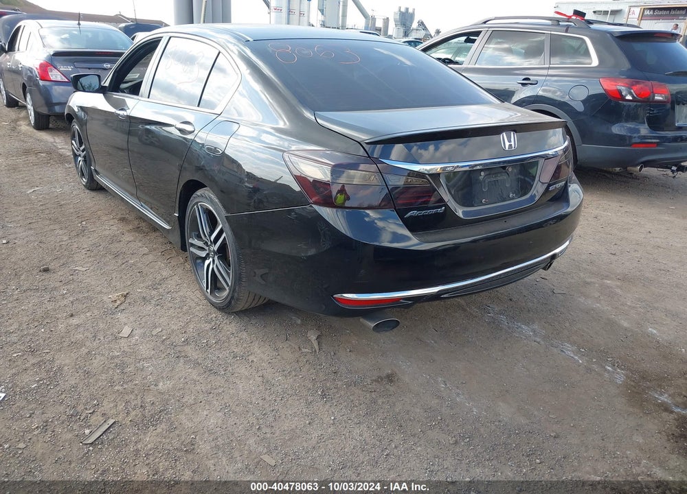 2017 HONDA ACCORD SPORT VIN: 1HGCR2F56HA007155
