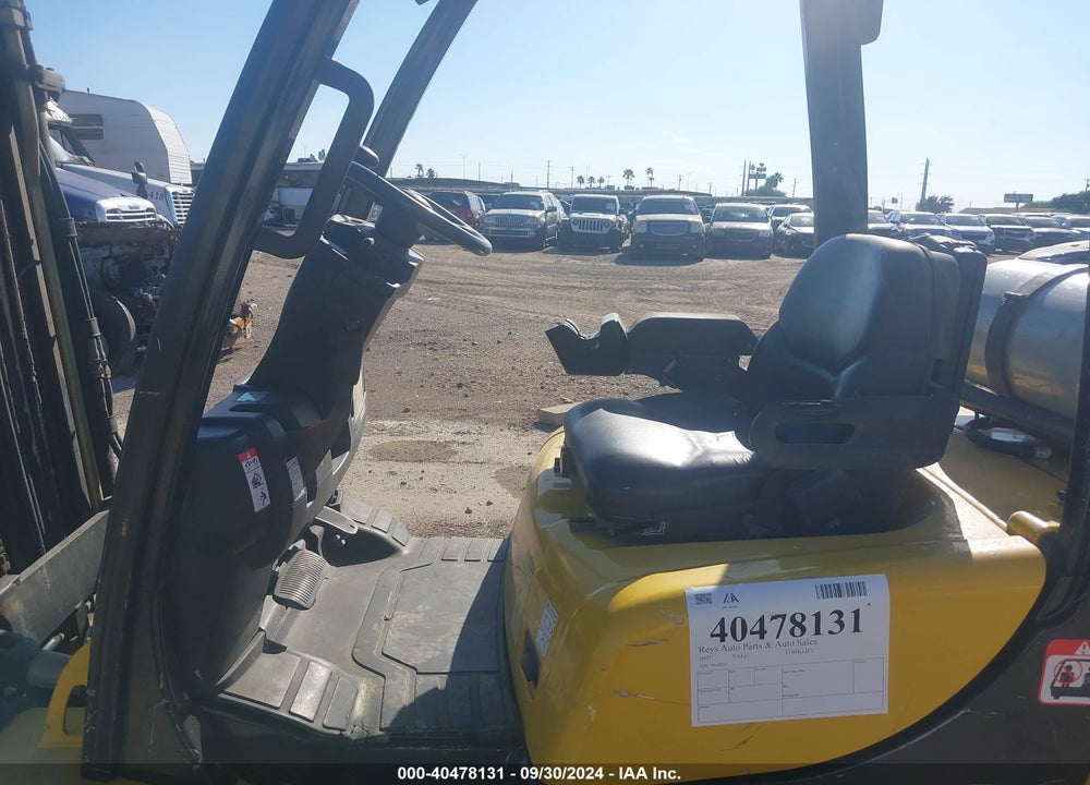 2009 YALE FORKLIFT VIN: F340010