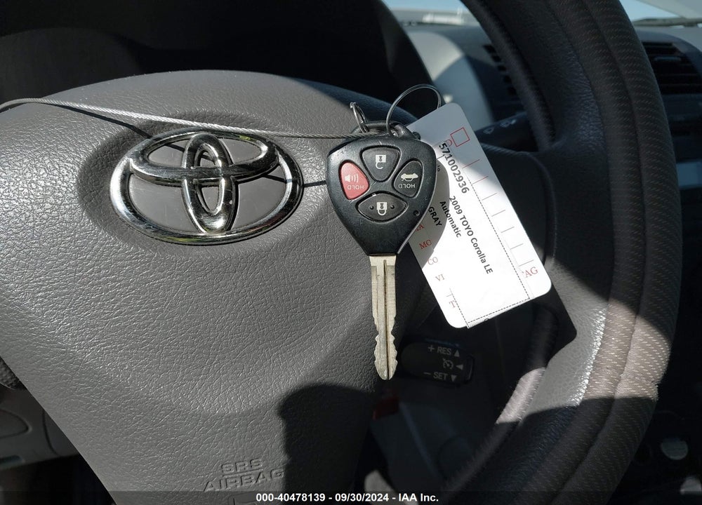2009 TOYOTA COROLLA LE VIN: JTDBL40E49J004143