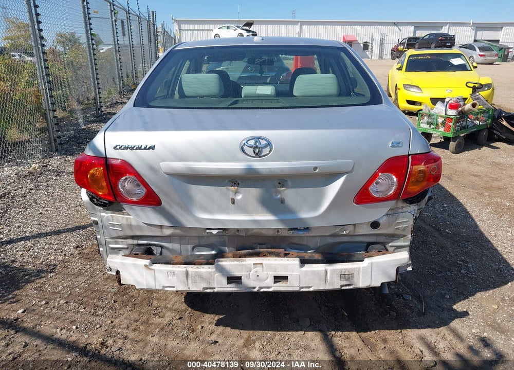 2009 TOYOTA COROLLA LE VIN: JTDBL40E49J004143