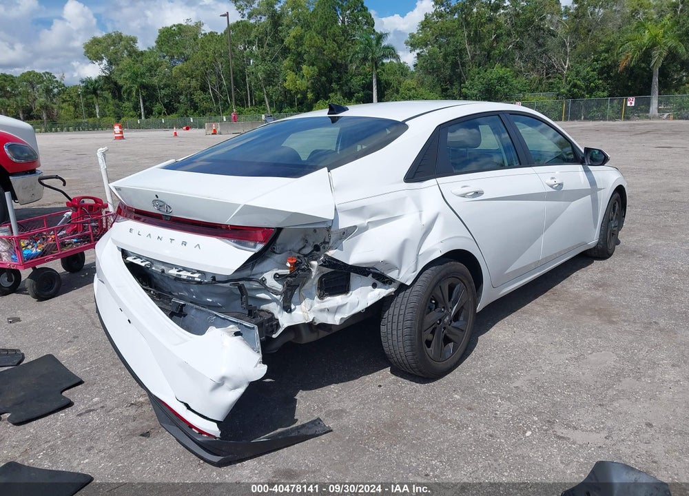 2021 HYUNDAI ELANTRA SEL VIN: 5NPLS4AG8MH007491