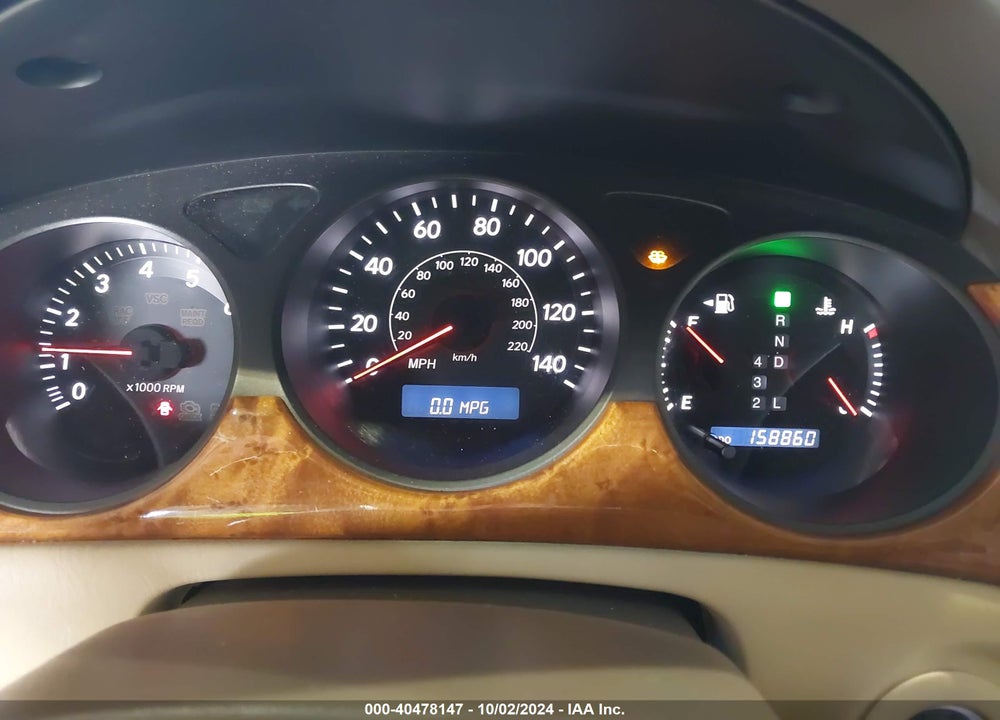 2005 LEXUS ES 330 VIN: JTHBA30G955111126
