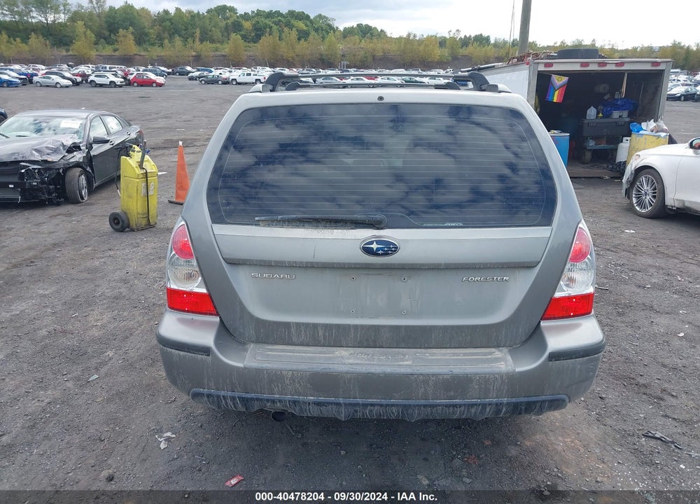 2006 SUBARU FORESTER 2.5X VIN: JF1SG63676H705126