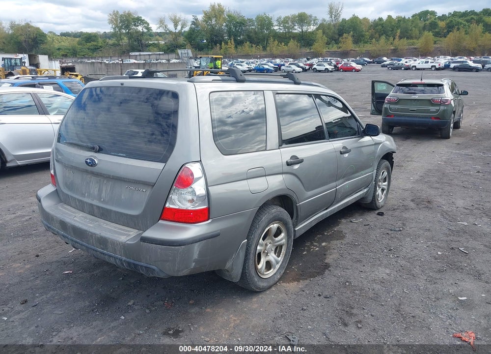 2006 SUBARU FORESTER 2.5X VIN: JF1SG63676H705126