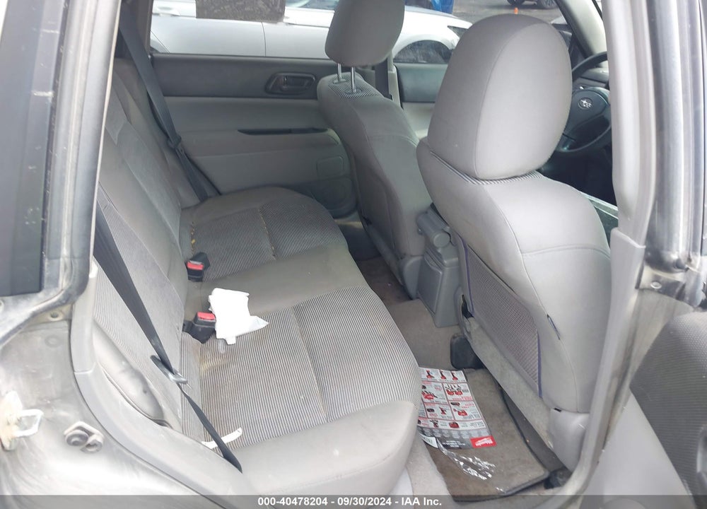 2006 SUBARU FORESTER 2.5X VIN: JF1SG63676H705126