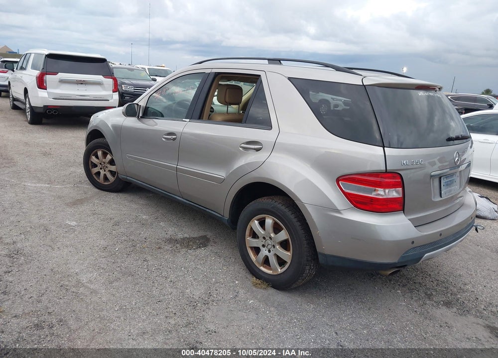 2007 MERCEDES-BENZ ML 350 4MATIC VIN: 4JGBB86EX7A196694