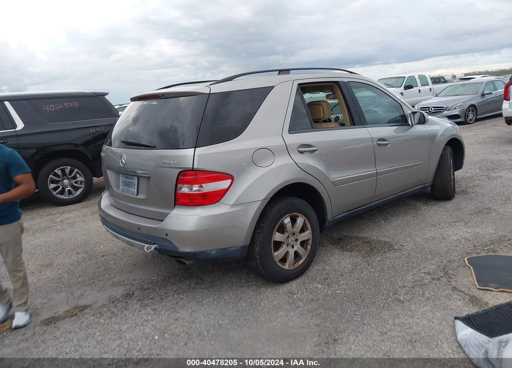2007 MERCEDES-BENZ ML 350 4MATIC VIN: 4JGBB86EX7A196694