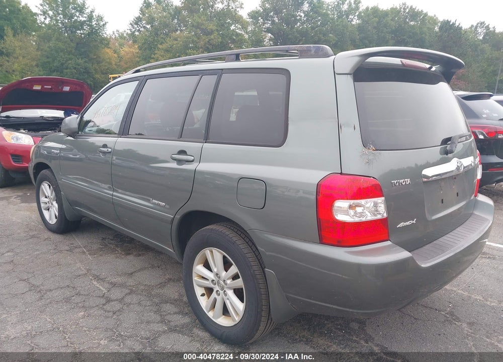 2007 TOYOTA HIGHLANDER HYBRID LIMITED V6 VIN: JTEEW21A270038682